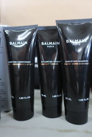 4 stk. produkter BALMAIN samt skæg serum AMERICAN CREW