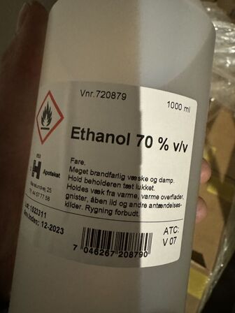 192 liter Ethanol 70% v/v