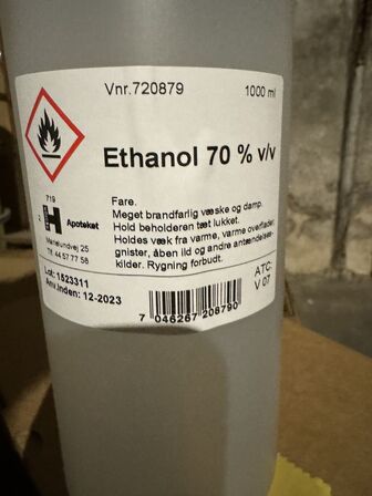 Ethanol 70% v/v