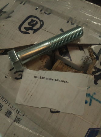 100 stk HEX BOLT M20x110