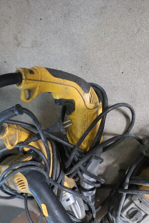 3 stk. borehammer DEWALT samt polermaskine