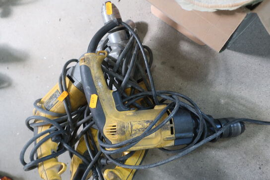 3 stk. borehammer DEWALT samt polermaskine