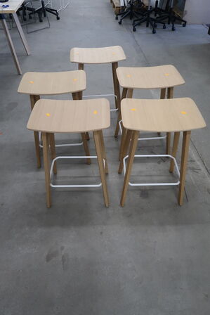 5 pieces. Bar stools FOURDESIGN (Exhibition models)