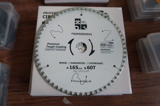 5 pieces. Blades for circular saw 165mm 60T