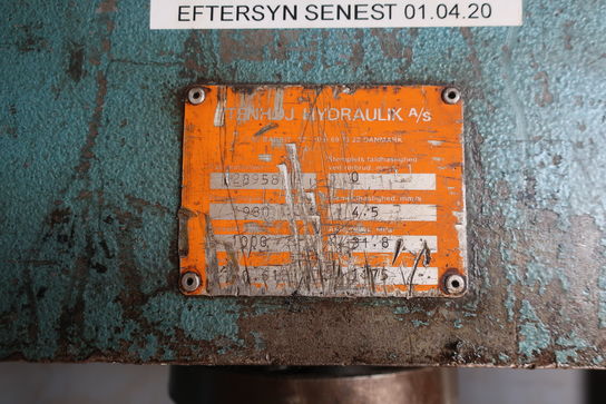 Hydraulisk presse STENHØJ 28958 100T