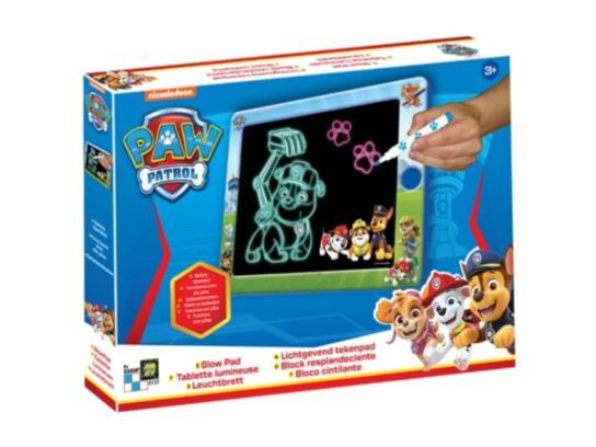 2 stk. paw patrol glow pad tegneplade(ubrugt)