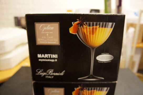 8 stk. Martiniglas 