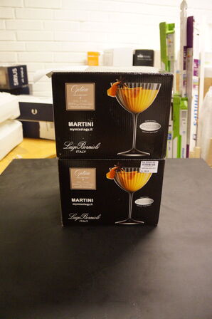 8 stk. Martiniglas 
