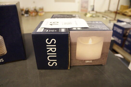 4 kasser LED lys SIRIUS 