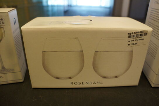 6 stk. Glas ROSENDAHL 