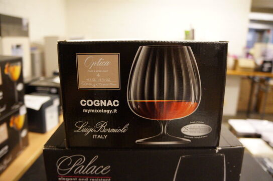 6 stk. Vinglas & 4 stk. Cognacglas 