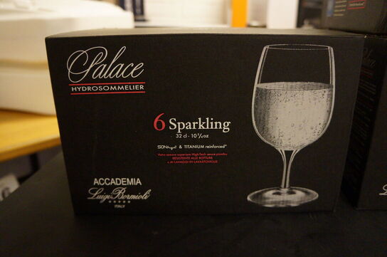 18 stk. Glas SPARKLING