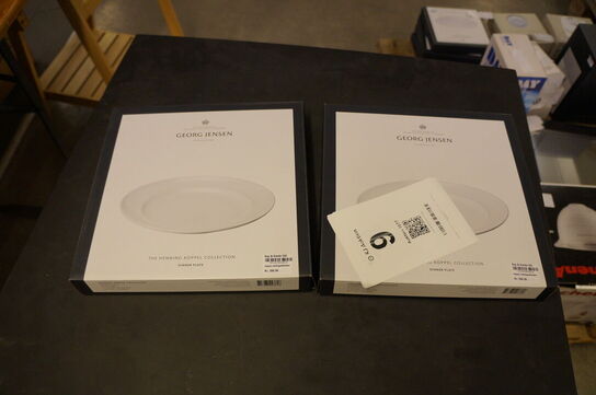 2 stk. tallerkener GEORG JENSEN