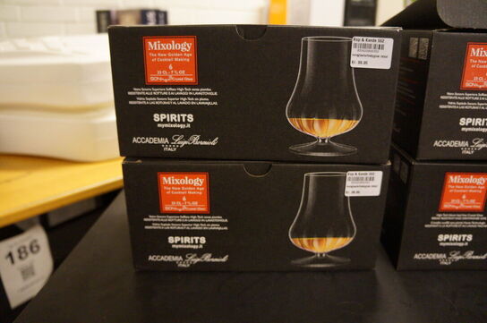 23 stk. Rom/whiskyglas SPIRITS 