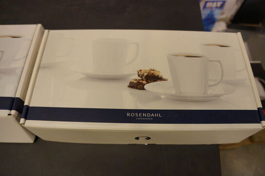 8 stk. Kaffekop m. underkop ROSENDAHL 