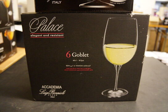 6 stk. Vinglas & 4 stk. Cognacglas 