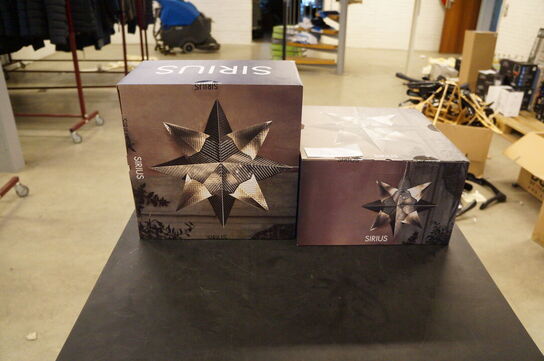 2 stk. Stjerner SIRIUS