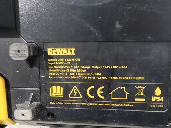 Radio med lader, DEWALT DWST1-81078-QW