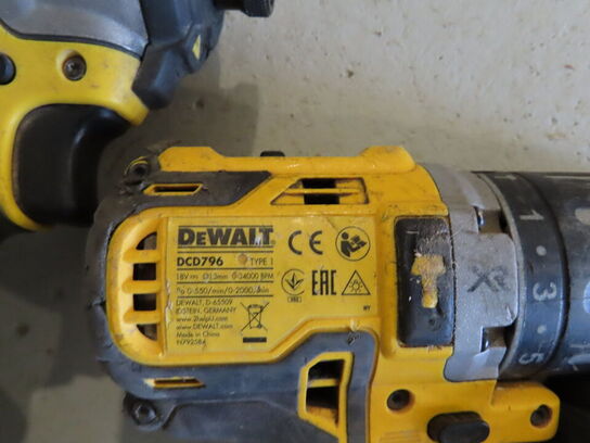 4 stk. DEWALT håndværktøj