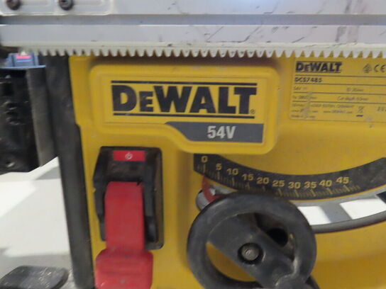 Accu. bordrundsav, DEWALT DCS7485