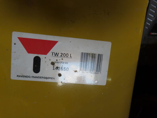 2 stk. pladevogne, RAVANDO TW 200 L