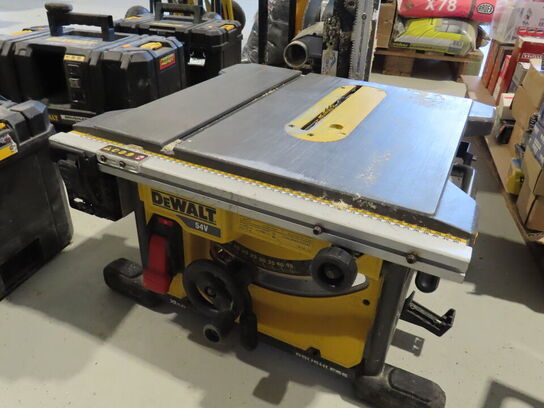 Accu. bordrundsav, DEWALT DCS7485