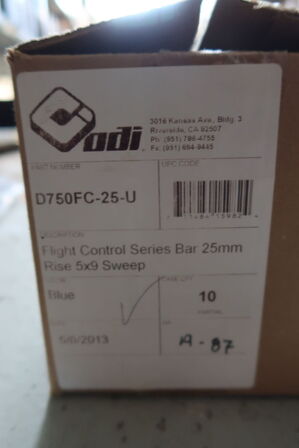 10 stk. MTB-styr ODI Flight Control Series Blue