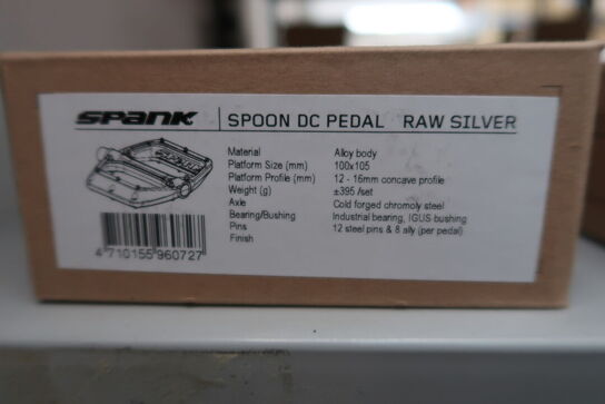 Pedalsæt SPANK Spoon Raw Silver