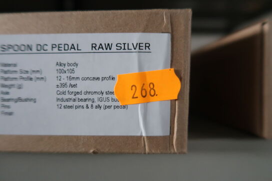 Pedalsæt SPANK Spoon Raw silver