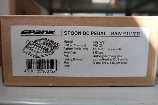 Pedalsæt SPANK Spoon Raw Silver