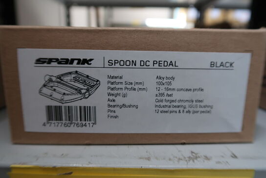 Pedalsæt SPANK Spoon Raw Black