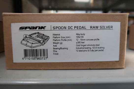 Pedalsæt SPANK Spoon Raw Silver