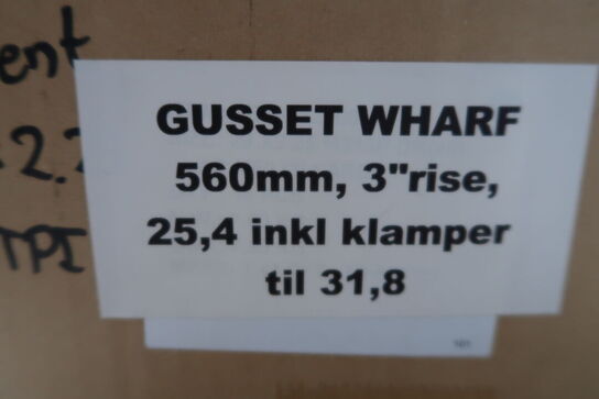 6 stk. BMX-Styr GUSSET