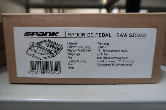 Pedalsæt SPANK Spoon Raw Silver