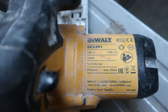 Akkurundsav 18V DEWALT DCS391