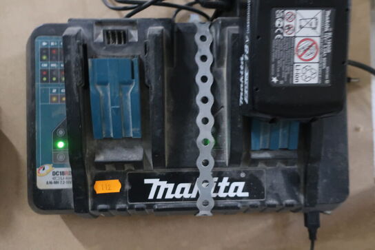 Batteriladestation MAKITA DC18RD inkl. 1 batteri