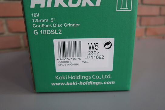 Akku vinkelsliber, HiKOKI G18DSL2