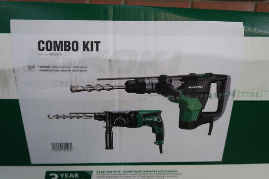 HIKOKI DH40MC kombihammer  & HIKOKI DH26PC2 kombihammer