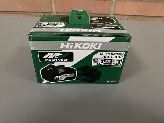 HiKOKI Batteri 36V (4,0Ah) / 18V (8,0Ah) BSL36B18