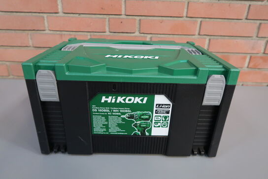 Hikoki KC18DBSL bore/skruemaskine + slagskruetrækker 18V 2 x 5,0 Ah batterier og lader