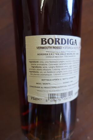 2 Flasker Bordiga Vermut Rosso