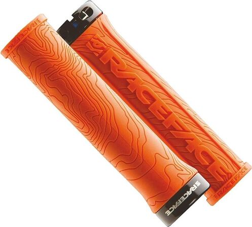 3 sæt Race Face Half Nelson Lock-On Grips Orange