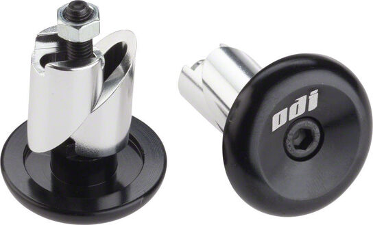 2 sæt ODI Aluminum End Plug Black