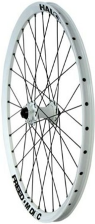 Halo Freedom Disc Front Wheel 26" SD hub QR White