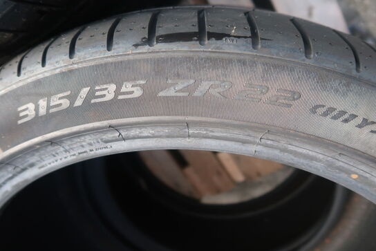 4 stk. Dæk PIRELLI P Zero 315/35 ZR22