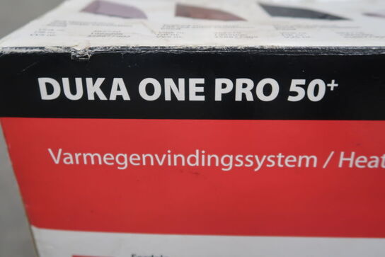 Varmegenindvindingssystem DUKA One Pro 50+