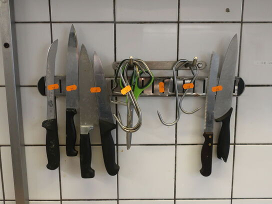 Div. knive, kroge og knivmagnet