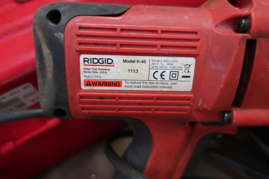 Afløbsrenser RIDGID K-45