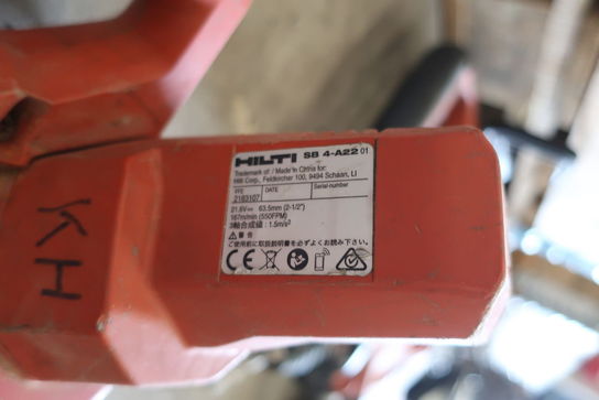 Akku båndsav HILTI SB 4-A22 med batteri