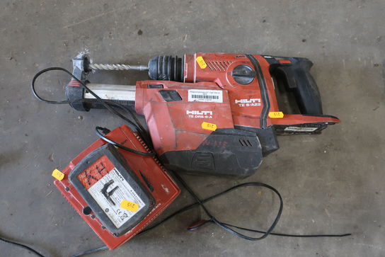 Akku borehammer HILTI TE 6-A22, støvsugermodul med 1 stk. batteri og lader